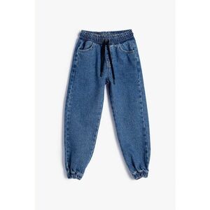 Pantaloni jogger de denim imagine