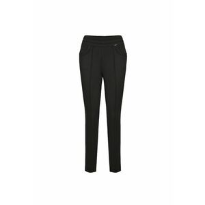 Pantaloni slim fit cu cusaturi decorative - Negru - imagine