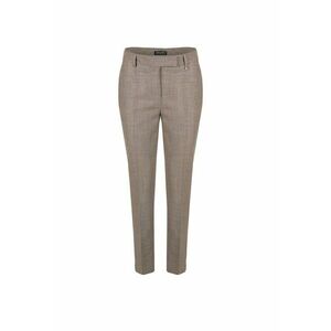 Pantaloni slim fit din amestec de lana virgina - Bej inchis imagine