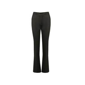 Pantaloni bootcut cu pliu frontal - Negru - imagine