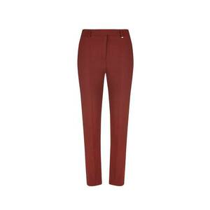 Pantaloni clasici din amestec de lana - Burgundy imagine