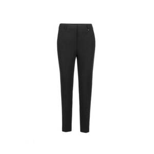 Pantaloni conici crop - Negru imagine