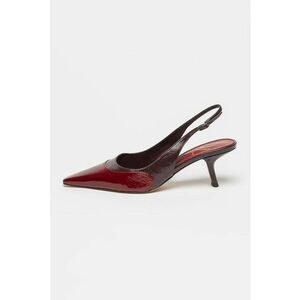 Pantofi slingback din piele cu toc Bayley imagine