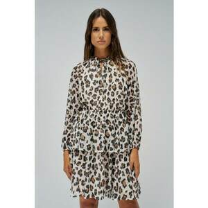 Rochie stratificata cu animal print imagine