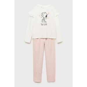 Pijama de bumbac cu imprimeu Snoopy imagine