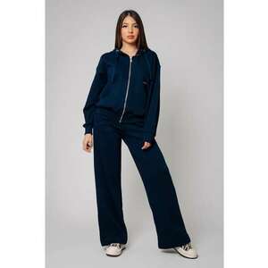 Set Mella hanorac cu fermoar si pantalon Navy 14764 imagine