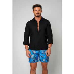 Camasa de plaja dIn 100% In Black Negru imagine