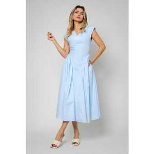 Rochie lunga Sky Blue Albastru deschis imagine