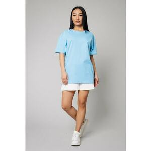 Tricou Femei Heavy Oversized Sky Blue Albastru deschis imagine