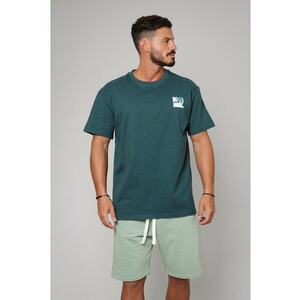 Tricou Barbati Heavy Oversized Green Verde imagine