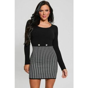 Rochie bodycon cu imprimeu houndstooth Gabriella imagine