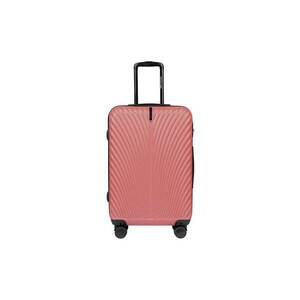 Troler de cabina Swan - ABS - 4 roti - cifru - 55.5 cm - roz imagine