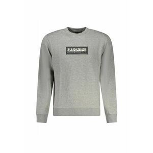 Bluza barbati cu imprimeu cu logo - Regular Fit - Gri imagine