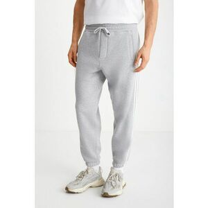 Pantaloni de trening din bumbac cu benzi laterale contrastante imagine