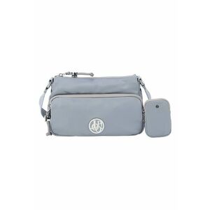 Geanta crossbody cu aplicatie logo metalica Jasmina imagine