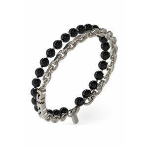 Bratara Edgy Styles cu agate negre imagine