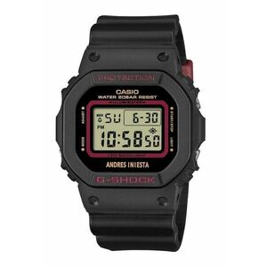 Ceas barbatesc G-SHOCK DW-5600AI-1ER - editie limitata Andres Iniesta - rezistent la socuri - negru imagine