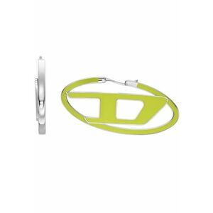 Cercei Oval D Logo DX1505040 - Argintiu - Verde imagine