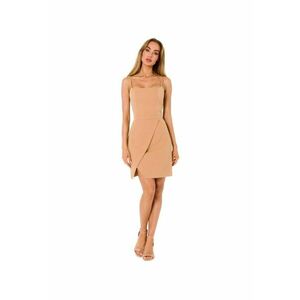 Rochie mini dama - Made of Emotion - Hanga - caramel imagine