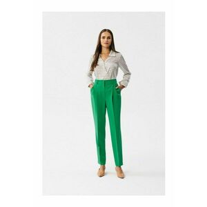 Pantaloni eleganti de dama - Anigran - verde deschis imagine