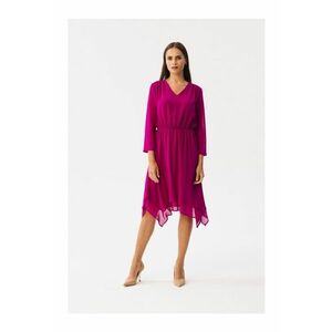 Rochie dama asimetrica - Spumados - Burgundia imagine