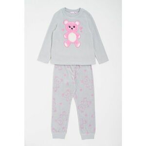 Pijama din fleece cu model imagine