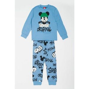 Pijama din bumbac cu imprimeu Mickey Mouse imagine