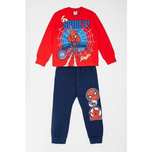 Pijama din bumbac cu imprimeu Spiderman imagine