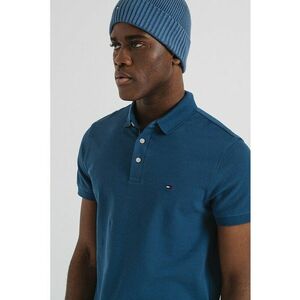 Tricou polo slim fit din amestec de bumbac organic imagine