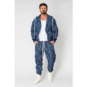 Set Cargo Hanorac si pantalon lung Navy 15010 imagine