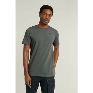 Tricou slim fit cu decolteu la baza gatului Base imagine