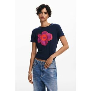 Tricou cu imprimeu floral imagine