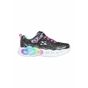 Pantofi sport cu inchidere velcro si lumini LED Infinite Heart Light imagine