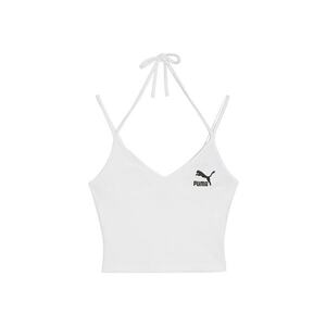 Maiou femei Classics Ribbed Crop Top 29890 - Alb imagine