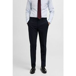 Pantaloni formali din lana cu croiala slim-fit Turin imagine