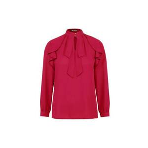 Bluza cu volane - Fuchsia imagine