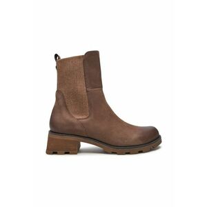 Botine dama - 304310 - Piele nabuc - Bej imagine