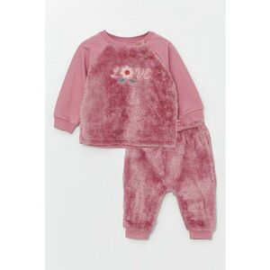 Set de pantaloni si bluza de trening din material teddy imagine