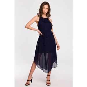 Rochie asimetrica din sifon - imagine