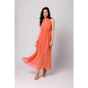 Rochie din sifon cu legaturi in jurul gatului - imagine