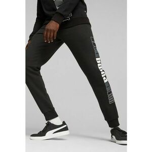 Pantaloni sport din amestec de bumbac cu imprimeu logo supradimensionat imagine