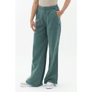 Pantaloni din amestec de lyocell cu buzunare laterale imagine