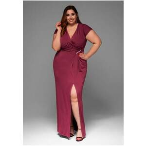 Rochie de seara Maxi Plus size LACRICA LA-OM-DLR013 imagine