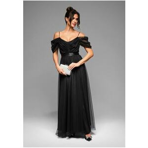 Rochie de seara Maxi LACRICA LA-OM-DLR012 - Negru imagine