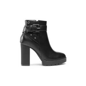 Botine dama - 303347 - Piele ecologica - Negru - imagine