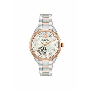 Ceas dama 98P170 Automatic Argintiu - Rose gold imagine