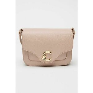 Geanta crossbody de piele cu logo imagine