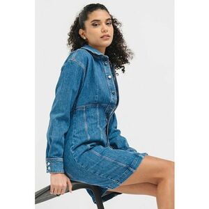 Rochie mini de denim imagine