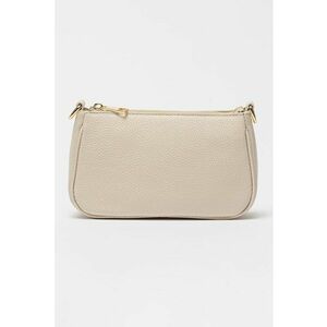 Geanta crossbody de piele cu bareta de lant imagine