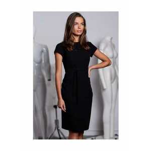 Rochie creion - Poliester - Negru imagine